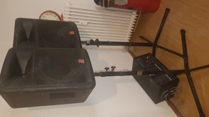 PA Anlage   1x Verstärker Mischpult Mixer    2x Lautsprecher Boxen   2x Stativ   Fender Peavy