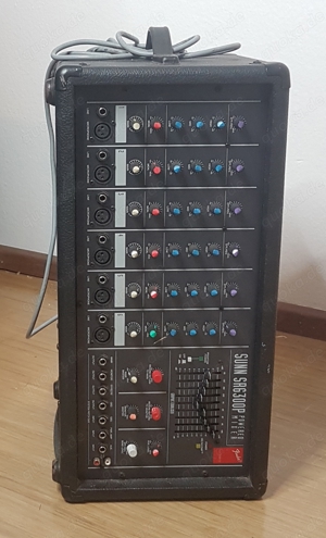 PA Anlage   1x Verstärker Mischpult Mixer    2x Lautsprecher Boxen   2x Stativ   Fender Peavy Bild 10