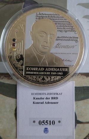 Gigantprägung Konrad Adenauer