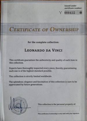 10 Komplett-Set Leonardo da Vinci Bild 6