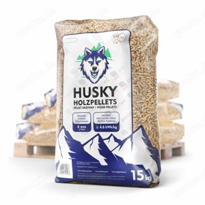 Husky Holzpellets ENplus  A1 mit Lieferung per Sattelzug