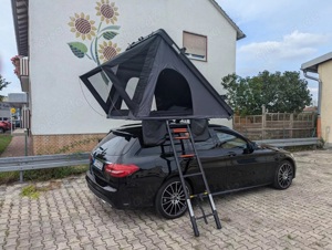 Dachzelt Autodachzelt Zelt Auto Alu Hardcase Schwarz Grau