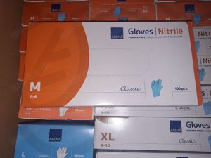 8x 100 St Handschuhe Puderfrei Vinyl Nitrile Classic M