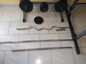 Power Rack mit viel Zubehör und Trainingsbank von Finnlo - Gebraucht 