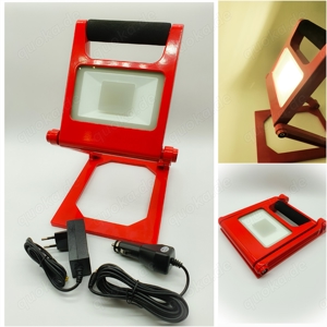 Mobiler LED Akku Strahler Arbeitslicht für Bau KFZ Werkstatt uvm. Neu