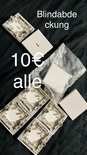 Gira Rahmen Wippen schalter Dimmer zwisschne rahmen Raile elekrosachn  Bild 10