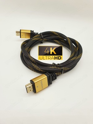 2m Premium 4K HDMI Kabel vergoldet Ethernet 2160p 3D ARC HDR Neu