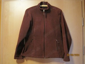 Damen Fleecejacke weinrot, Gr. M