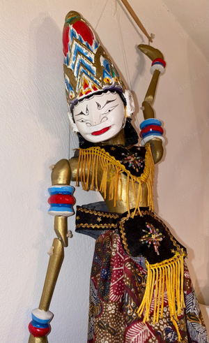 Wayang Golek Indonesien Stabpuppe Puppe Asien Marionette Holzpuppe Bild 3
