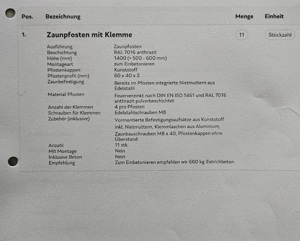 Doppelstabmattenzaun 