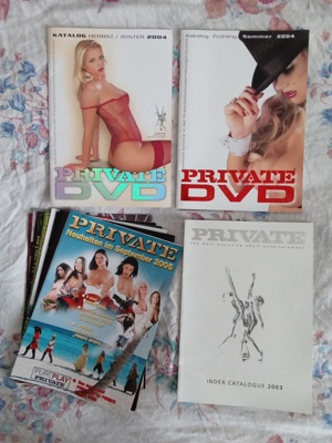 1,6kg Hochglanz DVD Kataloge meist von Private Erotik Sex Zeitschrift