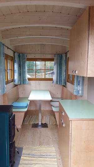 Bauwagen, Baucontainer, Bürocontainer, Gartenhütte fahrbar, Verkaufswagen, Ausschankwagen, Markthütt Bild 6