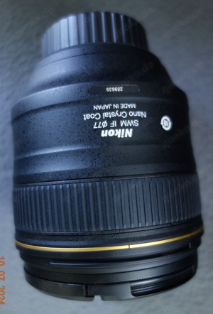 Nikon Nikkor AF-S, Original-NIKON Objektiv, 85 mm, 1 : 1,4 G, aus Nachlass, kaum gebraucht, 