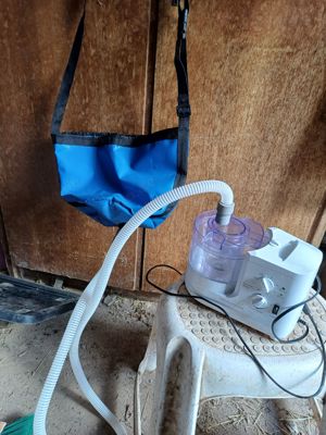 Pferdeinhaliergerät Bild 2