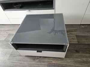 Couchtisch mit Glasplatte Bild 3