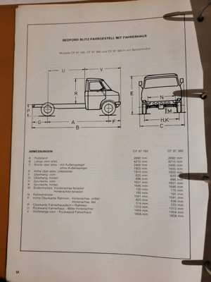 Werkstatthandbuch OPEL BEDFORD BLITZ CF97 1 H Bild 8