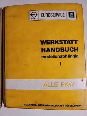 OPEL Alle Modelle Werkstatthandbuch