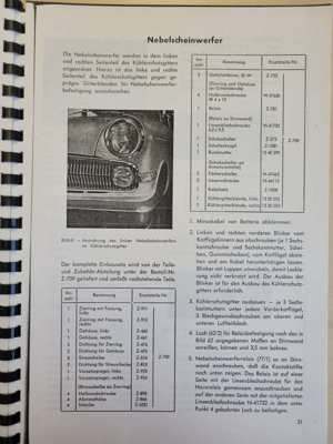 Kopie des Opel Original Werkstatthandbuch Zubehör Kapitän P 2,6 Liter Bild 5