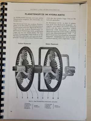 KOPIE des originalen OPEL Werkstatthandbuch Hydra-Matic für OPEL Kapitän P 2,6 Liter Baujahr 1959 -  Bild 6