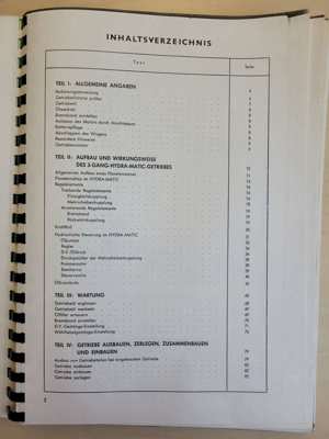 KOPIE des originalen OPEL Werkstatthandbuch Hydra-Matic für OPEL Kapitän P 2,6 Liter Baujahr 1959 -  Bild 3