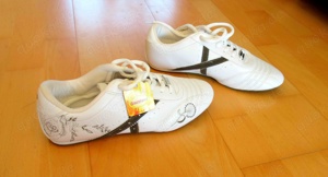 Neue weiße Sneaker braune Verzierung Gr. 38   39 