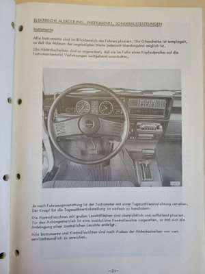 Technische Neuheiten und Informationen Opel Rekord E Bild 6