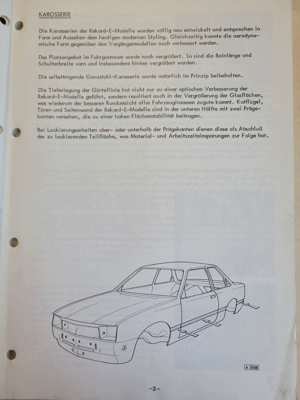 Technische Neuheiten und Informationen Opel Rekord E Bild 4