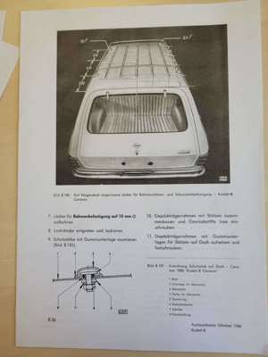 OPEL Kadett B Zubehör Einbauanweisungen Bild 5
