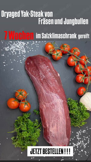 100% Yakfleisch, Salami, Bratwurst, Fleischkäse und vieles mehr 