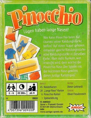 Amigo Spiel: Pinocchio - Lügen haben lange Nasen  Bild 2
