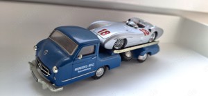 1:43-- Mercedes Benz 50 Jahre --Rennleitung--Renntransporter-Neu  OVP- Siehe die Fotos