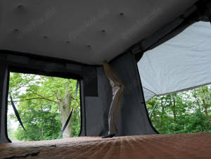 Prime Tech Hartschalen-Autodachzelt Nevada 140cm ABS schwarz  grau automatik Bild 2