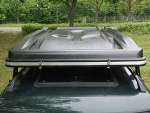 Prime Tech Hartschalen-Autodachzelt Nevada 140cm ABS schwarz  grau automatik Bild 6