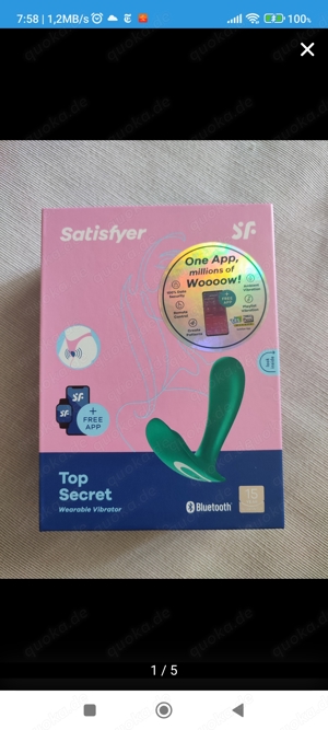 Satisfyer Top Secret - Connect APP,  11 CM - wearable