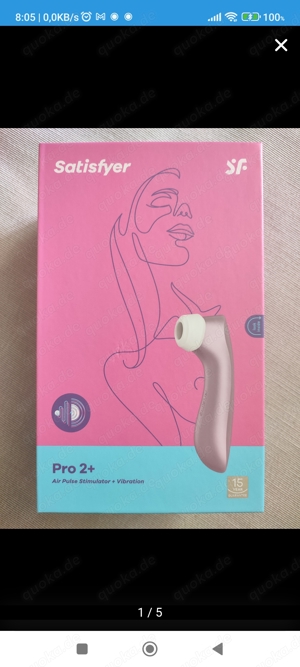 Satisfyer PRO 2+, Druckwellen-Vibrator  Bild 1