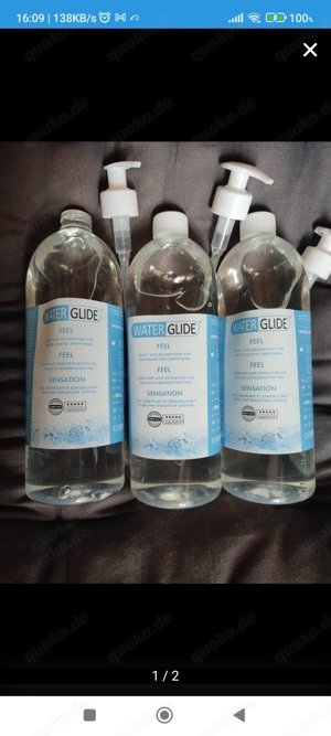 Gleitgele, 1000 ml Flasche von Waterglide  Bild 1