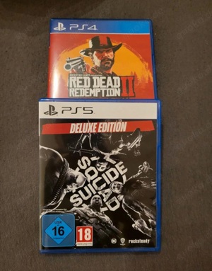 Ps5 Suicide Squad   Ps4 Red Dead Redemption 