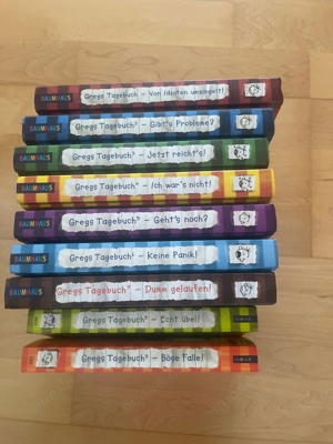 Gregs Tagebuch 1-9 ( davon sind Teil 8 u . 9 Taschenbücher)