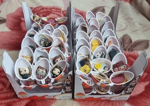 85 Harry Potter Gold Kinder Joy Funko Pop Set Figuren Sammlung 2024 Hermine Ron Snape Sammler NEU