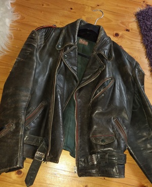 Verkaufe Motorradjacke alt