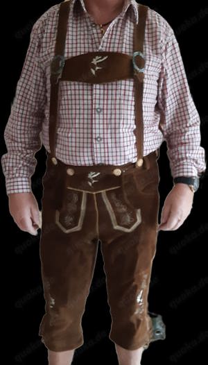 Herren Oktoberfest Kniebund Lederhose