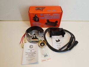 Dnepr Ural MT elektronische Zündung Zündsystem Mikroprozessor 6-12V mit Zündspule und Silikonkabel  Bild 2