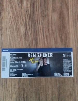 2 Tickets für Ben Zucker