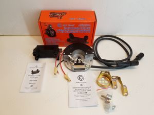 K-750 M72 elektronische Zündung Zündsystem Mikroprozessor 6-12V mit Zündspule und Silikonkabel SOVEK