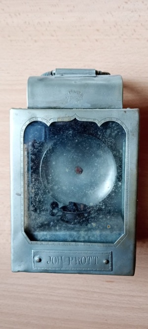 Alte Vintage Feuerwehrlampe Bahn Militär Petroleumlampe Grubenlampe