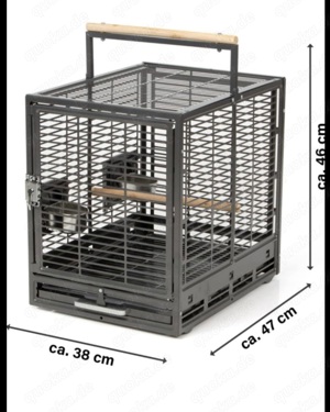 Papageien Transportkäfig