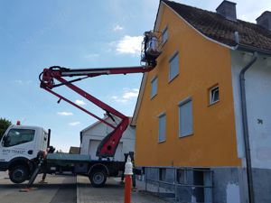 Maler Arb. Hausfassade Holzfassade Klinker Lagerhalle Ortsgang Traufe Giebel 