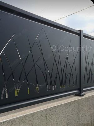 Zaun, modernes Zaunelement Bild 5