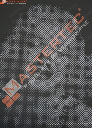 Perforierte fassadenkasete, perforierte platte 