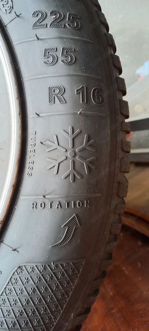 4 Winterreifen 225 55 R16 95H Krisalp auf original BMW Alufelgen E39